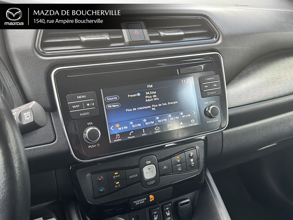 2019 Nissan Leaf SL+CUIR+NAV+BAS KM+AUDIO in Boucherville, Quebec - 20 - w1024h768px