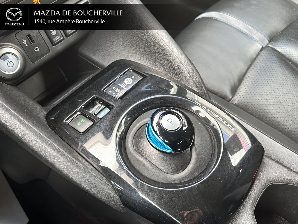 2019 Nissan Leaf SL+CUIR+NAV+BAS KM+AUDIO in Boucherville, Quebec - 22 - w1024h768px