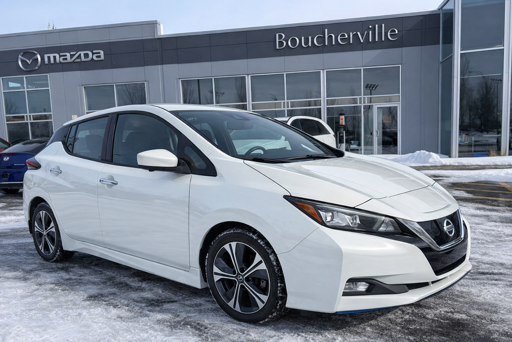 Nissan LEAF SV PLUS 0$ ESSENCE – BAS KM AUTONOMIE 240-350KM 2022 à Boucherville, Québec - 1 - w1024h768px