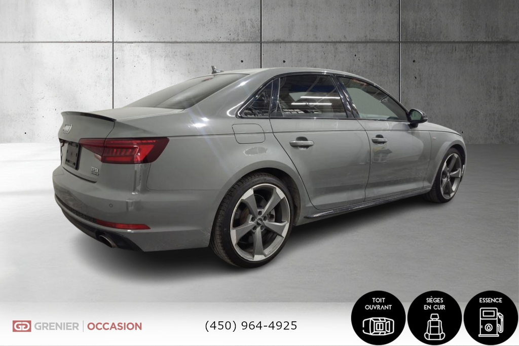 Audi A4 Progressiv Quattro S-Line Black Optic Navigation 2018 à Terrebonne, Québec - 7 - w1024h768px