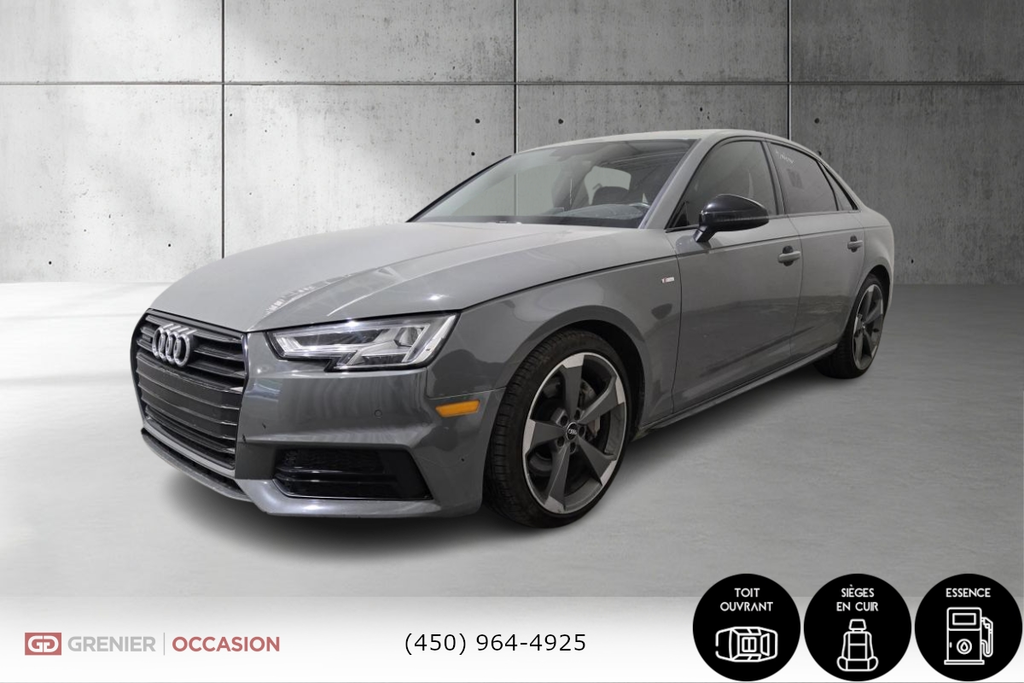 Audi A4 Progressiv Quattro S-Line Black Optic Navigation 2018 à Terrebonne, Québec - 3 - w1024h768px