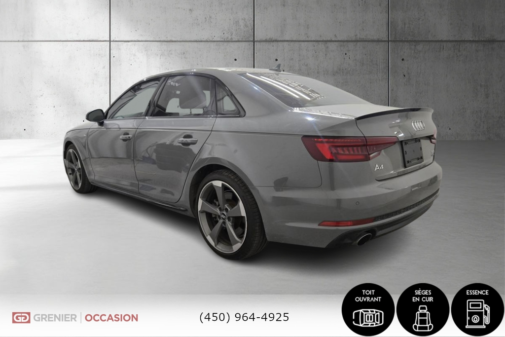 Audi A4 Progressiv Quattro S-Line Black Optic Navigation 2018 à Terrebonne, Québec - 5 - w1024h768px