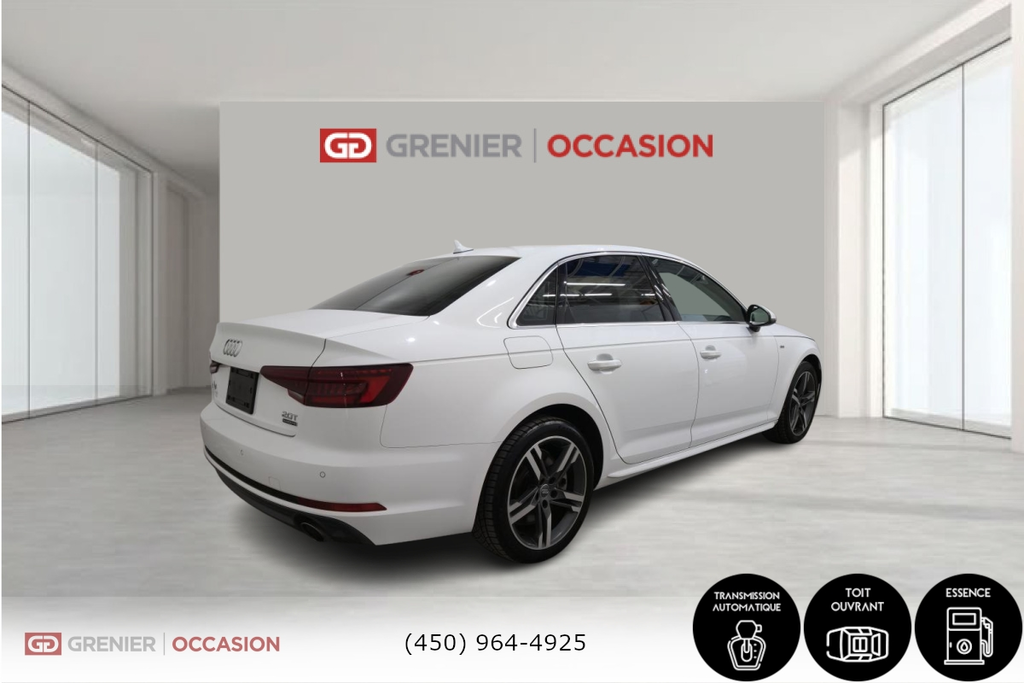 2018 Audi A4 Progressiv Quattro Toit ouvrant Cuir in Terrebonne, Quebec - 7 - w1024h768px
