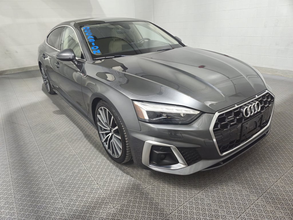 Audi A5 Sportback Technik Quattro S-Line Toit Ouvrant 2021 à Terrebonne, Québec - 1 - w1024h768px