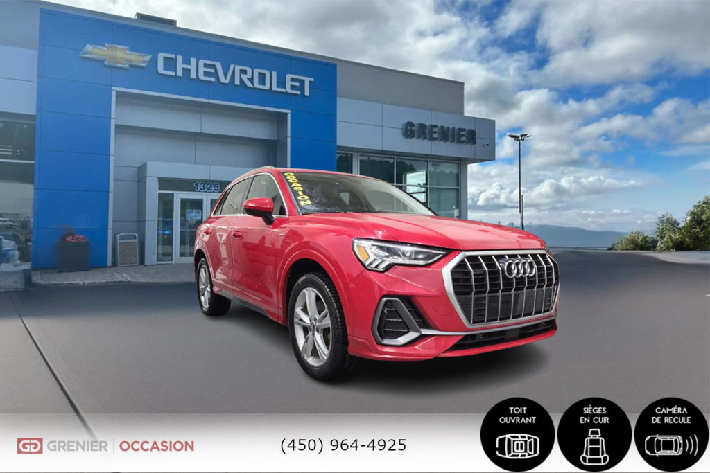 2020 Audi Q3 Progressiv S Line Cuir Toit Pano in Terrebonne, Quebec - 1 - w1024h768px