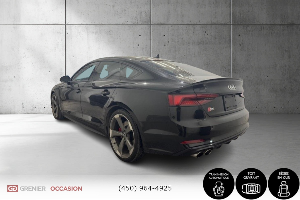 Audi S5 Sportback Technik Black Optic Package Cuir Rouge 2019 à Terrebonne, Québec - 4 - w1024h768px