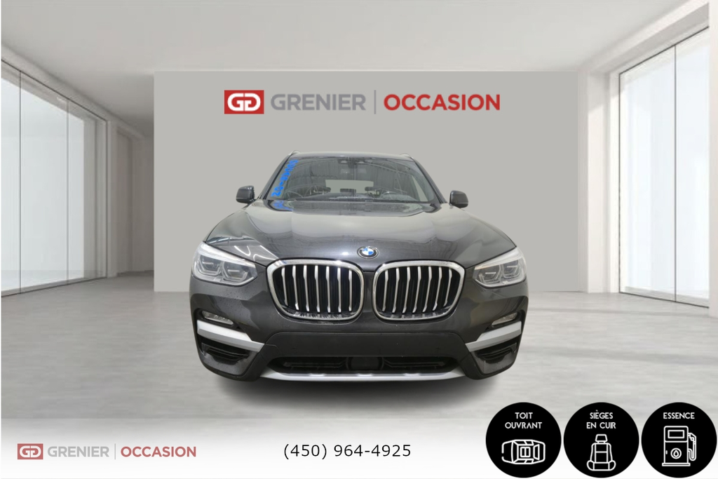 BMW X3 XDrive30i Toit Ouvrant Cuir Navigation 2019 à Terrebonne, Québec - 2 - w1024h768px