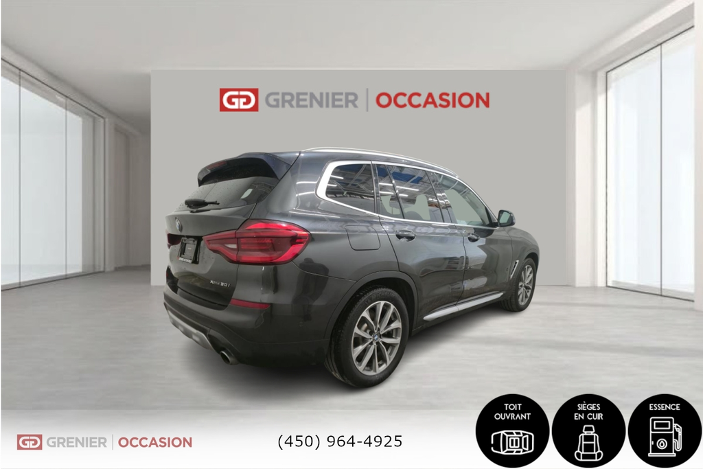 BMW X3 XDrive30i Toit Ouvrant Cuir Navigation 2019 à Terrebonne, Québec - 7 - w1024h768px