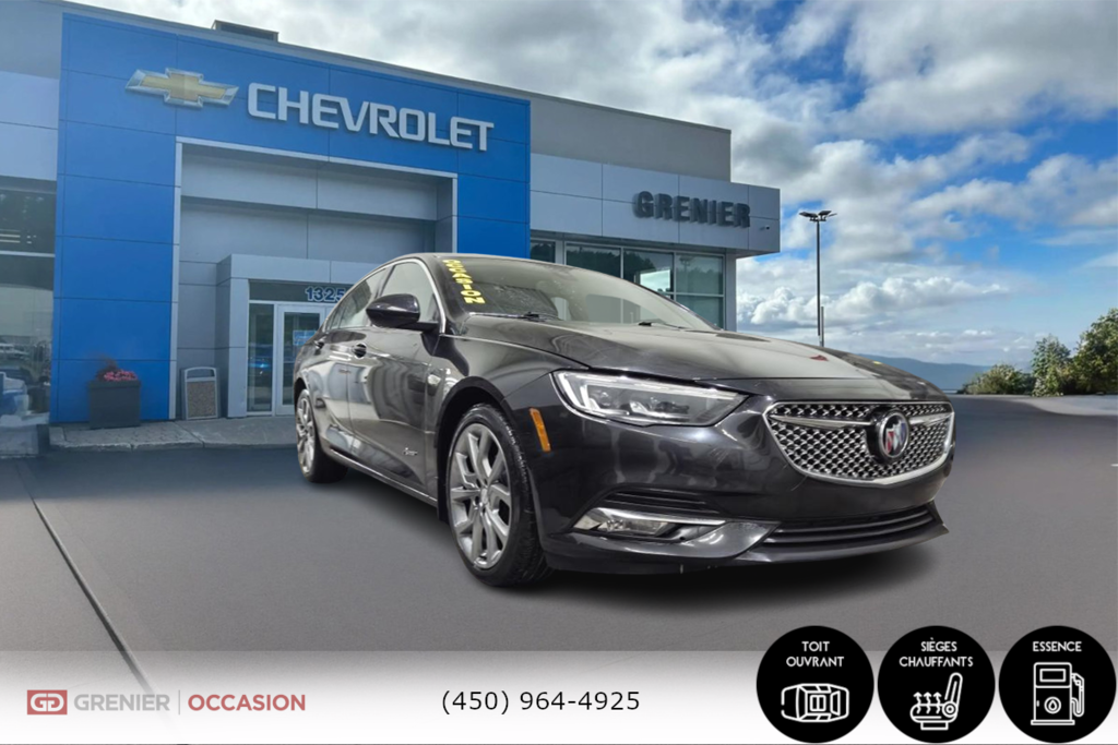 2019 Buick Regal Sportback Avenir Bas Kilométrage in Terrebonne, Quebec - 1 - w1024h768px