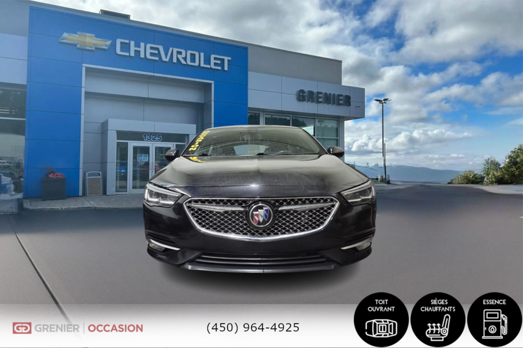 2019 Buick Regal Sportback Avenir Bas Kilométrage in Terrebonne, Quebec - 2 - w1024h768px