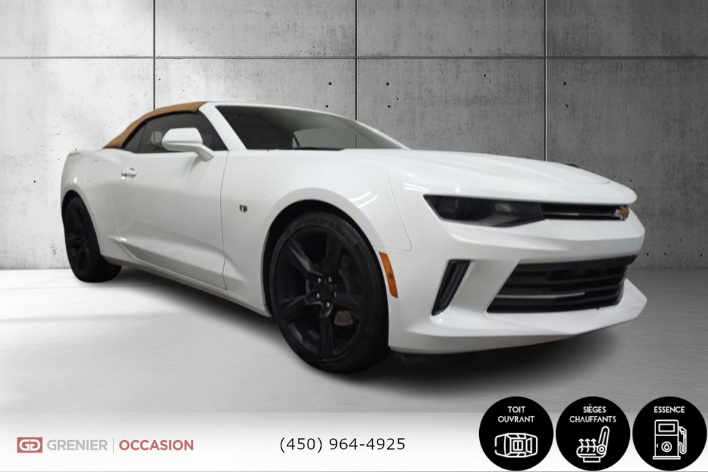 Chevrolet Camaro 2LT RS Bluetooth Systeme sonore BOSE 2018 à Terrebonne, Québec - 1 - w1024h768px