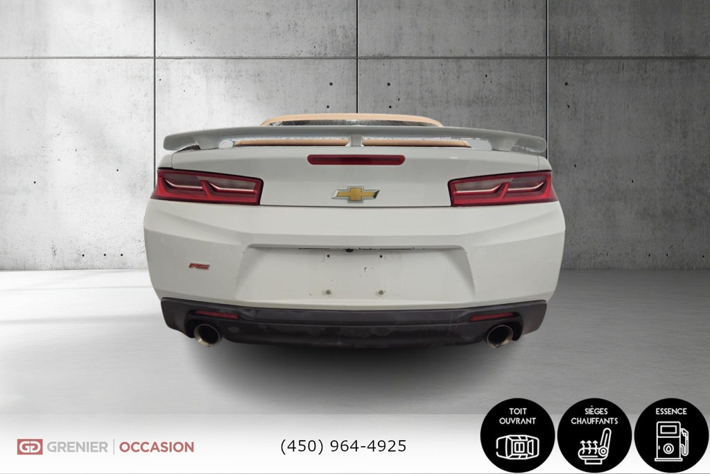 Chevrolet Camaro 2LT RS Bluetooth Systeme sonore BOSE 2018 à Terrebonne, Québec - 6 - w1024h768px