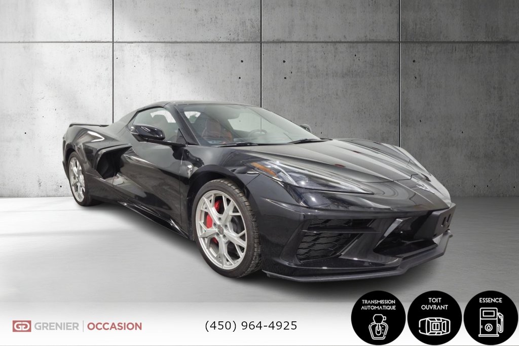 2021 Chevrolet Corvette 3LT Convertible Z51 Bas Kilométrage in Terrebonne, Quebec - 1 - w1024h768px