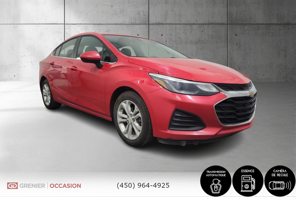 Chevrolet Cruze LT Sièges Chauffants Caméra RecuLT Sièges Chauf 2019 à Terrebonne, Québec - 1 - w1024h768px