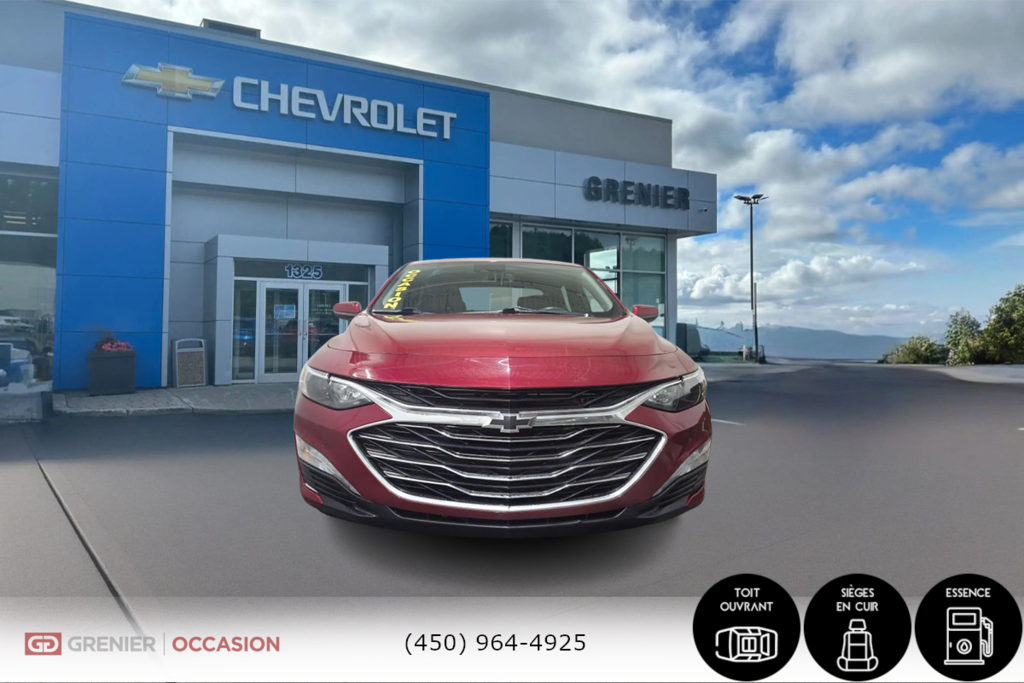 2019 Chevrolet Malibu LT Plus Toit Ouvrant Bas Kilométrage in Terrebonne, Quebec - 2 - w1024h768px