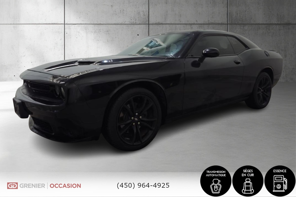 Dodge Challenger SXT Plus V6 Toit Ouvrant Cuir 2018 à Terrebonne, Québec - 3 - w1024h768px
