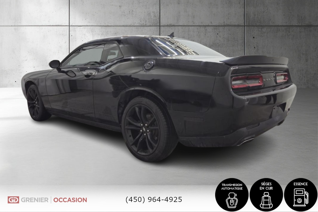 Dodge Challenger SXT Plus V6 Toit Ouvrant Cuir 2018 à Terrebonne, Québec - 4 - w1024h768px