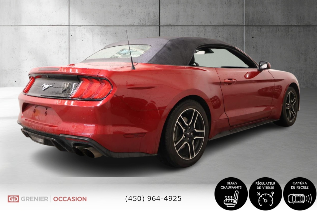 Ford Mustang EcoBoost Convertible Bluetooth 2021 à Terrebonne, Québec - 6 - w1024h768px