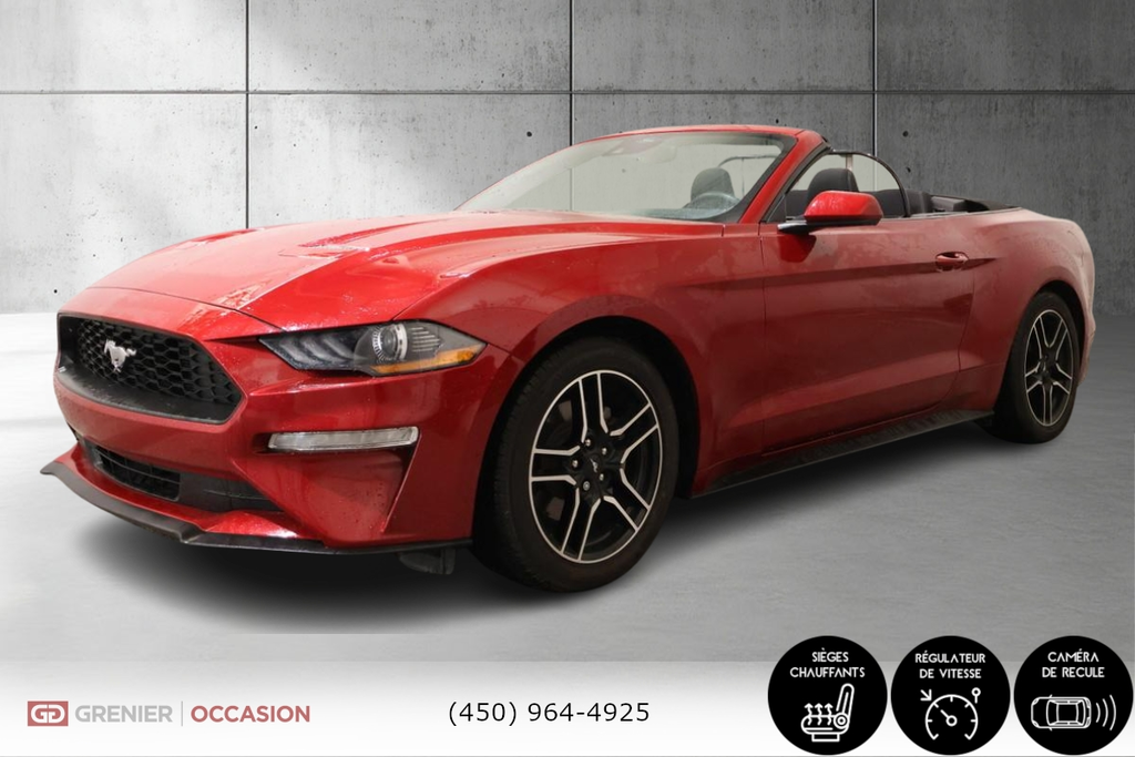 Ford Mustang EcoBoost Convertible Bluetooth 2021 à Terrebonne, Québec - 3 - w1024h768px