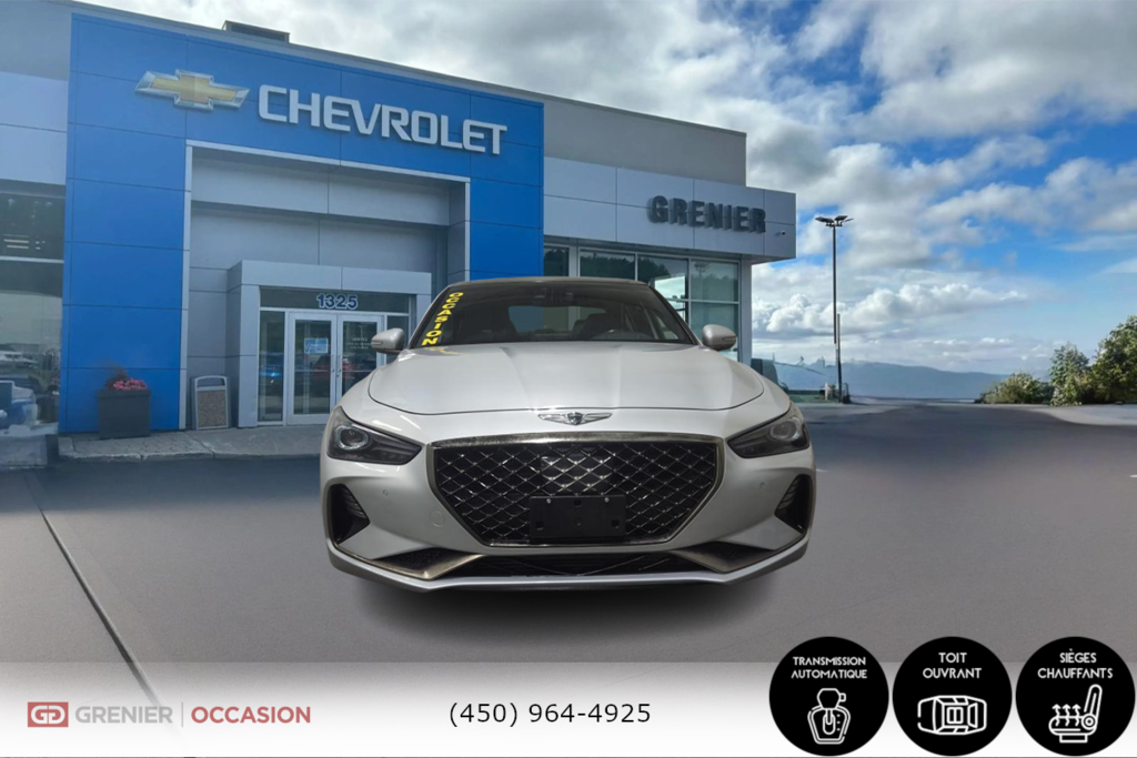 2019 GENESIS G70 3.3T Sport Diamond Seats Toit Ouvrant in Terrebonne, Quebec - 2 - w1024h768px