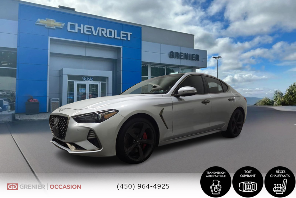 2019 GENESIS G70 3.3T Sport Diamond Seats Toit Ouvrant in Terrebonne, Quebec - 3 - w1024h768px