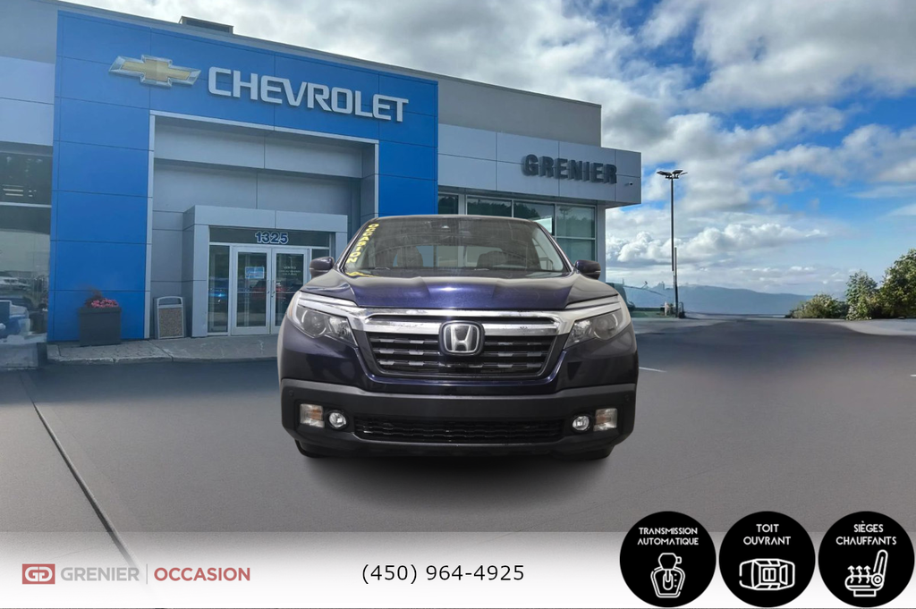 2018 Honda Ridgeline EX-L Crew Cab Toit Ouvrant Cuir in Terrebonne, Quebec - 2 - w1024h768px