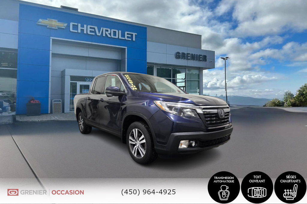 2018 Honda Ridgeline EX-L Crew Cab Toit Ouvrant Cuir in Terrebonne, Quebec - 1 - w1024h768px