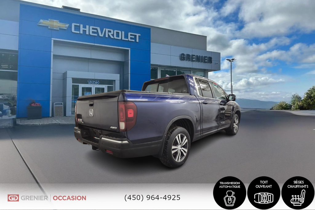 2018 Honda Ridgeline EX-L Crew Cab Toit Ouvrant Cuir in Terrebonne, Quebec - 7 - w1024h768px