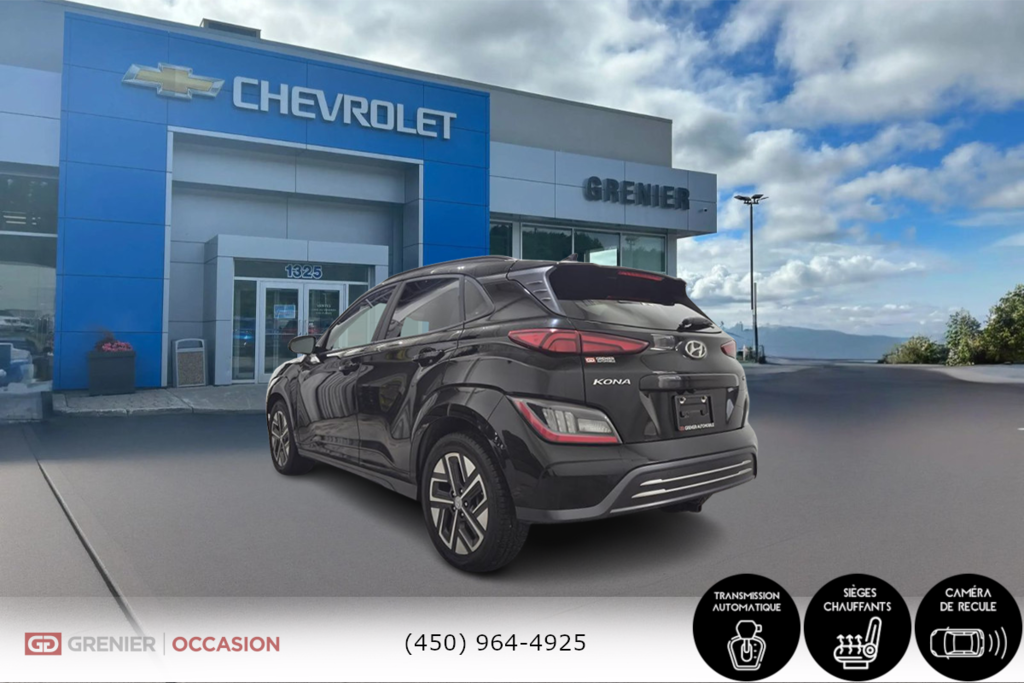 2022 Hyundai KONA ELECTRIC Ultimate Cuir Toit Ouvrant Navigation in Terrebonne, Quebec - 4 - w1024h768px