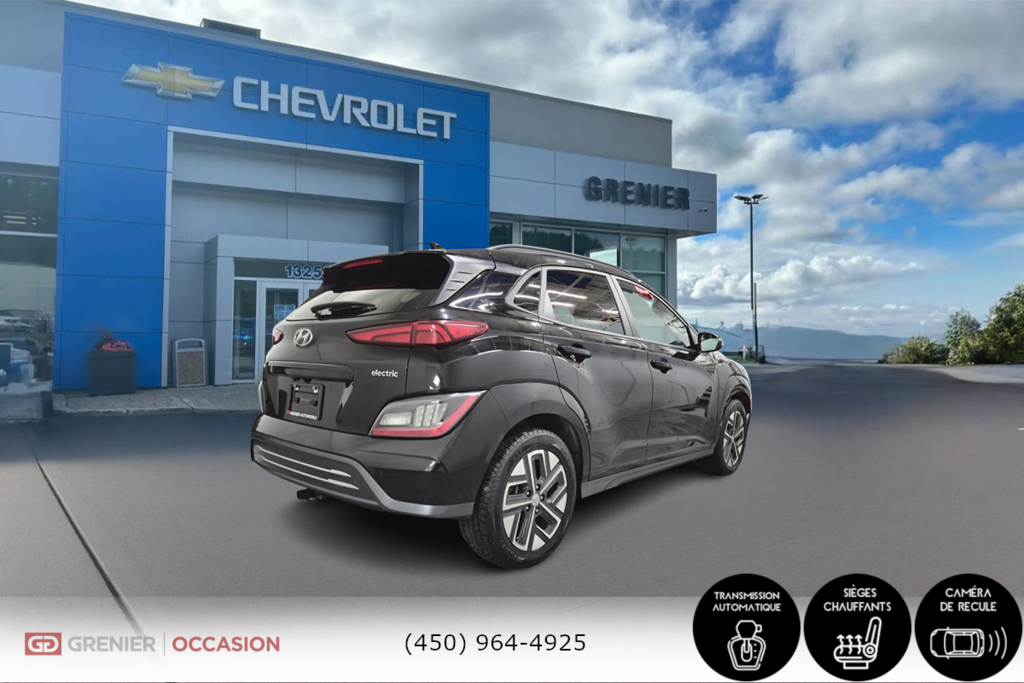 2022 Hyundai KONA ELECTRIC Ultimate Cuir Toit Ouvrant Navigation in Terrebonne, Quebec - 7 - w1024h768px