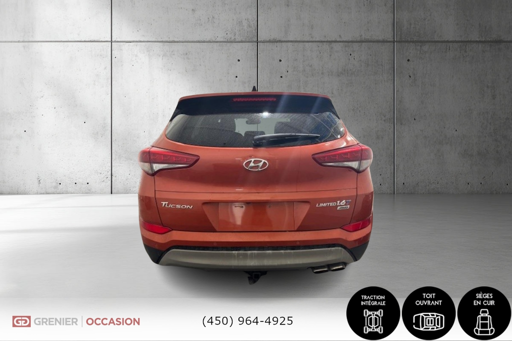 Hyundai Tucson Limited Toit Panoramique Navigation AWD 2017 à Terrebonne, Québec - 5 - w1024h768px