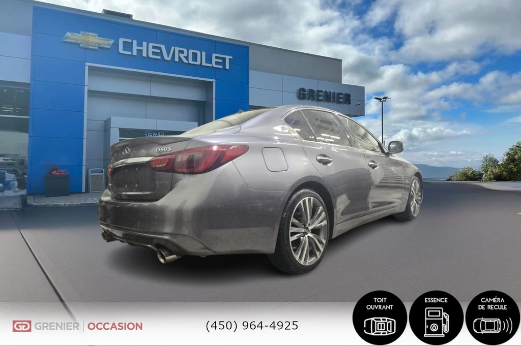 Infiniti Q50 Signature AWD 3.0T  Cuir Toit Ouvrant 2020 à Terrebonne, Québec - 7 - w1024h768px