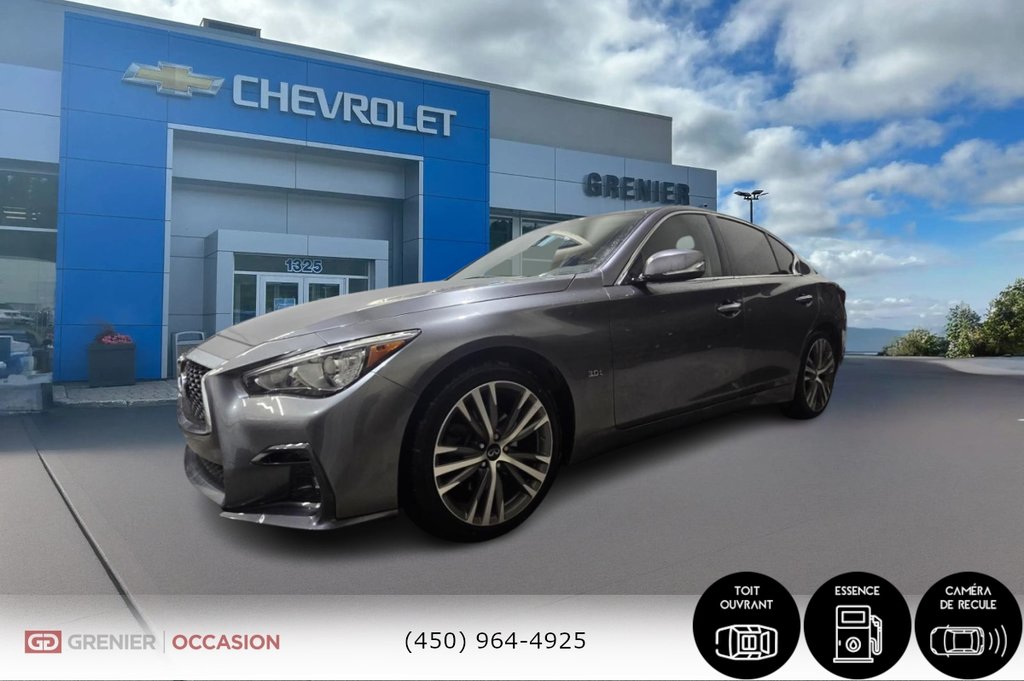 Infiniti Q50 Signature AWD 3.0T  Cuir Toit Ouvrant 2020 à Terrebonne, Québec - 3 - w1024h768px