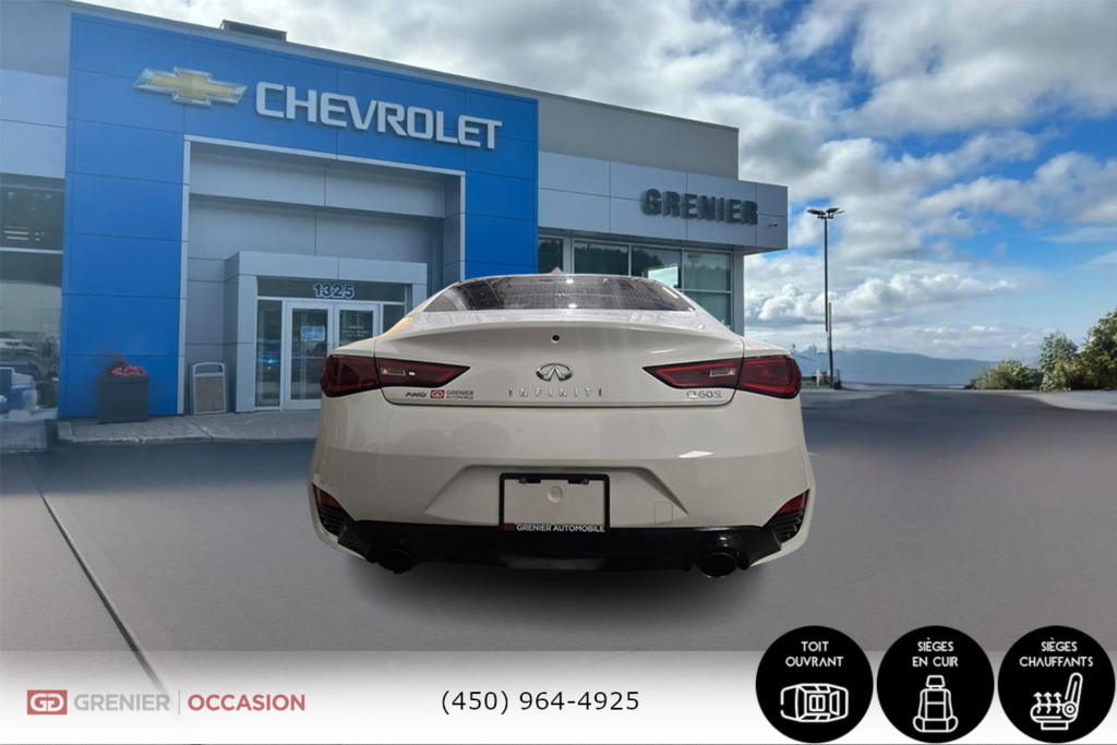 2019 Infiniti Q60 SPORT Awd Cuir Toit Bas Kilométrage in Terrebonne, Quebec - 6 - w1024h768px