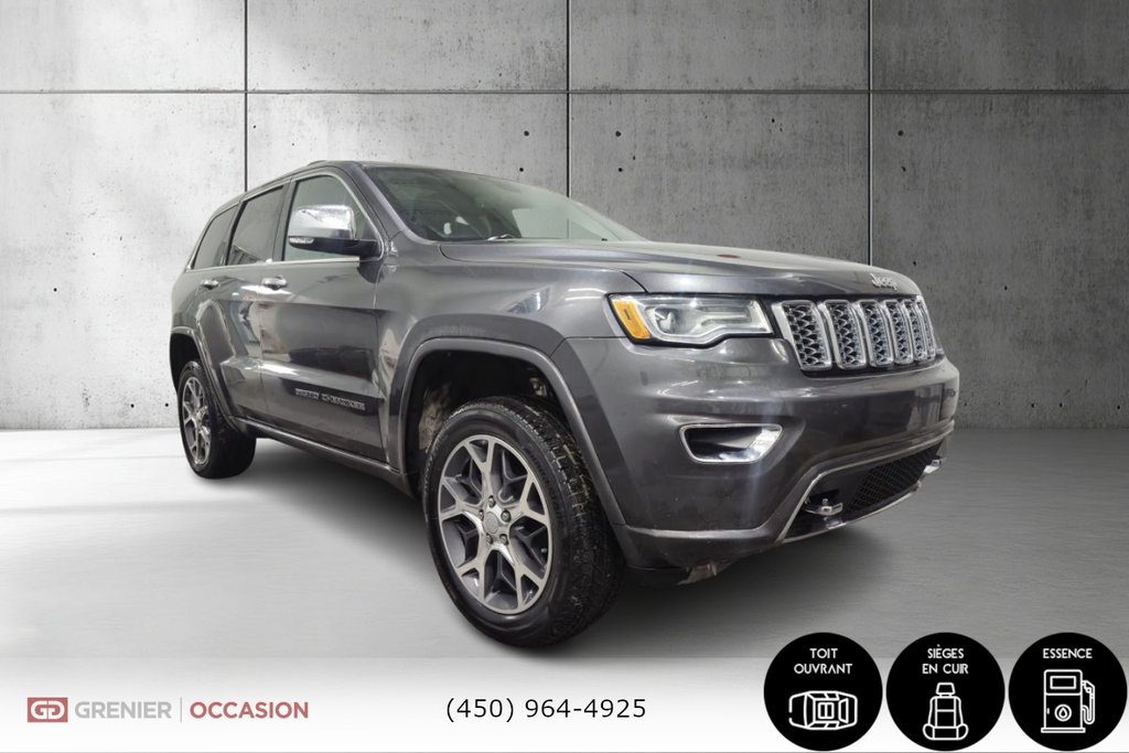 Jeep Grand Cherokee Overland Cuir Toit Ouvrant 2019 à Terrebonne, Québec - 1 - w1024h768px