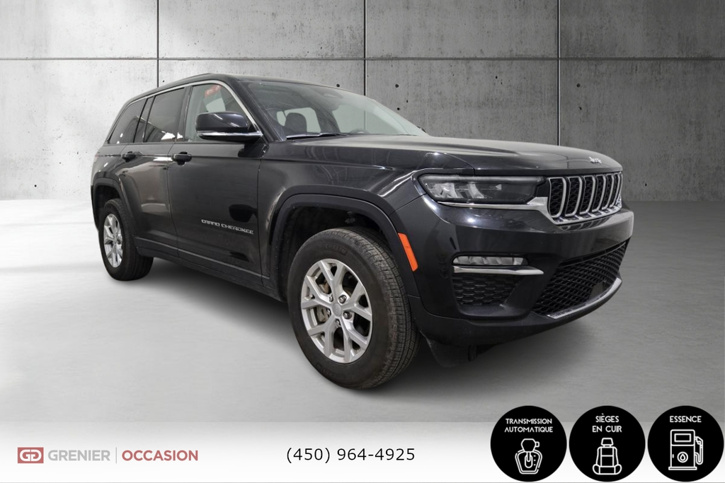 2023 Jeep Grand Cherokee Limited 4X4 Cuir Toit Ouvrant Navigation in Terrebonne, Quebec - 1 - w1024h768px
