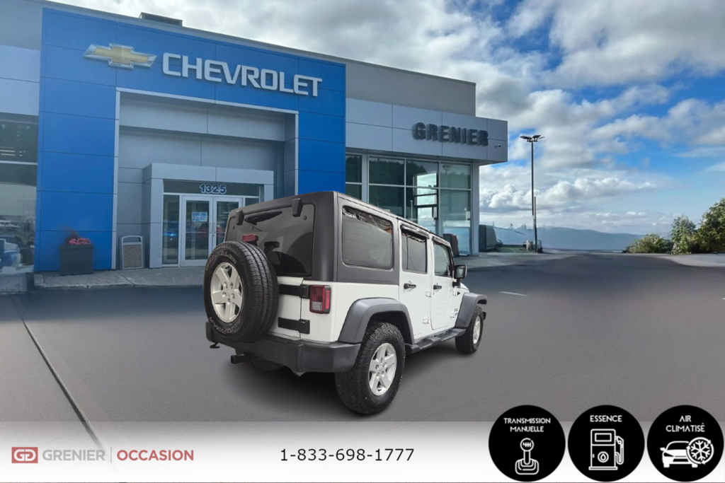 2016 Jeep Wrangler Unlimited Sport 4WD Manuelle Toit Dure in Terrebonne, Quebec - 7 - w1024h768px