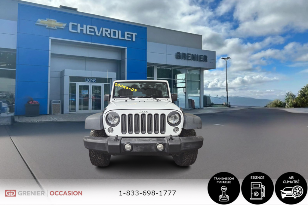 2016 Jeep Wrangler Unlimited Sport 4WD Manuelle Toit Dure in Terrebonne, Quebec - 2 - w1024h768px