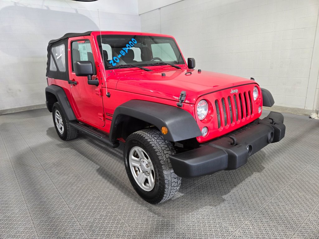 Jeep Wrangler Sport 4X4 V6 Caméra De Recul 2017 à Terrebonne, Québec - 1 - w1024h768px