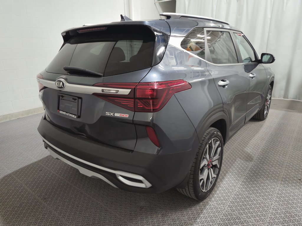 Kia Seltos SX Turbo Cuir Toit Navigation AWD 2021 à Terrebonne, Québec - 8 - w1024h768px