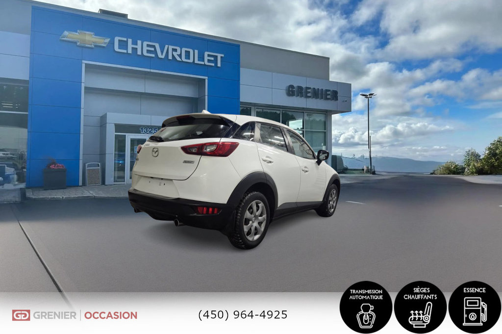 Mazda CX-3 GX Air Climatisé Caméra De Recul Bas Kilométrage 2017 à Terrebonne, Québec - 7 - w1024h768px