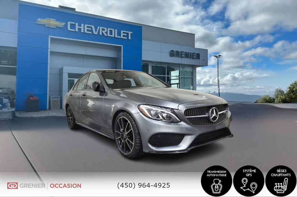 2017 Mercedes-Benz C-Class AMG C 43 Exhaust Performance Cuir Toit Ouvrant in Terrebonne, Quebec - 1 - w1024h768px