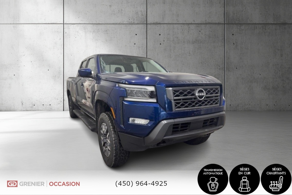 2023 Nissan Frontier SV Premium Crew Cuir Bas Kilométrage in Terrebonne, Quebec - 1 - w1024h768px