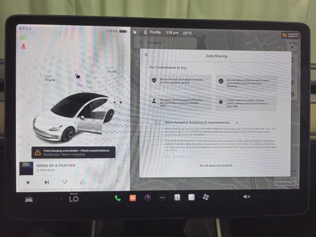 Tesla MODEL 3 Standard Range Plus Toit Panoramique Navigation 2020 à Terrebonne, Québec - 12 - w1024h768px