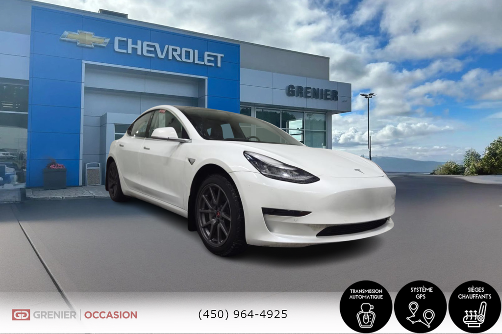 Tesla MODEL 3 Standard Range Plus Navigation Sièges Chauffants 2020 à Terrebonne, Québec - 1 - w1024h768px