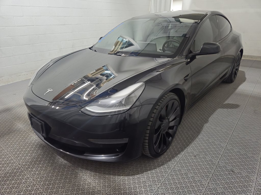 2021 Tesla MODEL 3 Performance AWD Toit Panoramique Cuir in Terrebonne, Quebec - 3 - w1024h768px