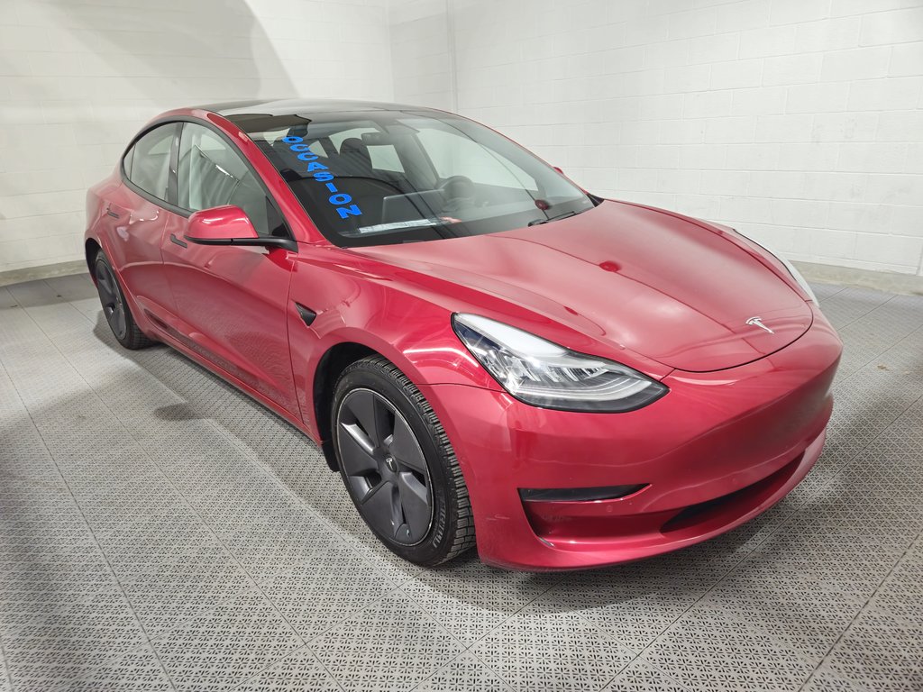 Tesla MODEL 3 Standard Range Plus Toit Panoramique Navigation 2021 à Terrebonne, Québec - 1 - w1024h768px