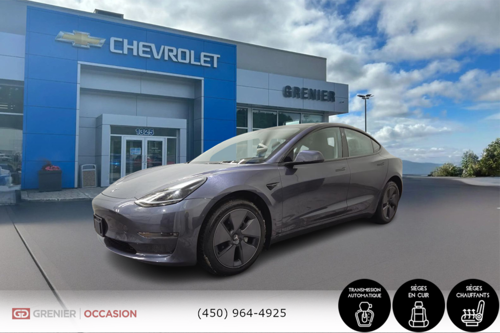 Tesla MODEL 3 Standard Range Navigation Sièges Chauffants 2023 à Terrebonne, Québec - 3 - w1024h768px