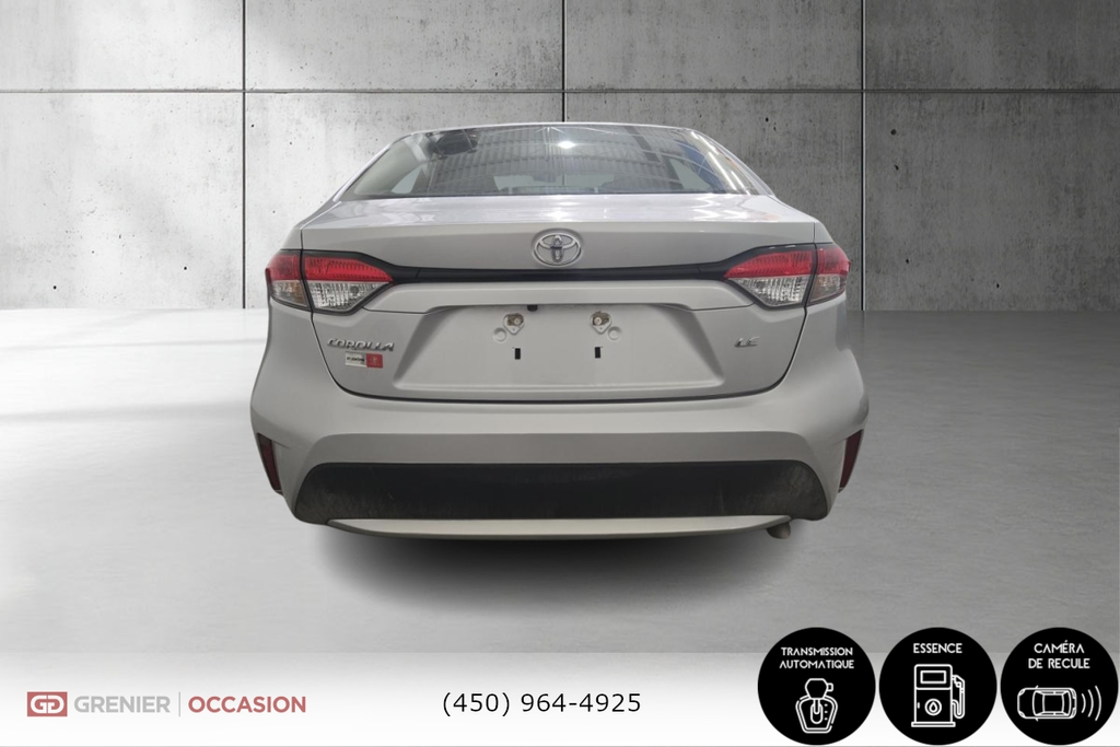 Toyota Corolla LE Caméra De Recul Bas Kilométrage 2021 à Terrebonne, Québec - 6 - w1024h768px