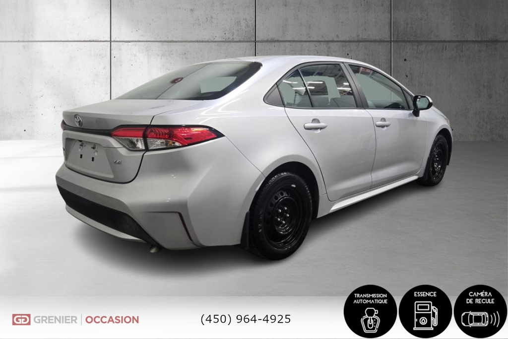 Toyota Corolla LE Caméra De Recul Bas Kilométrage 2021 à Terrebonne, Québec - 7 - w1024h768px